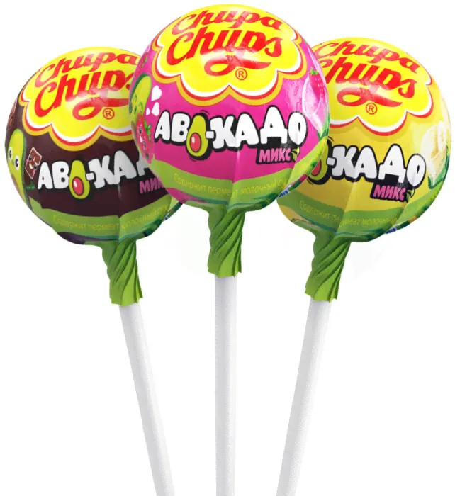 Карамель Chupa Chups Авокадо Микс 12г в ассортименте-0