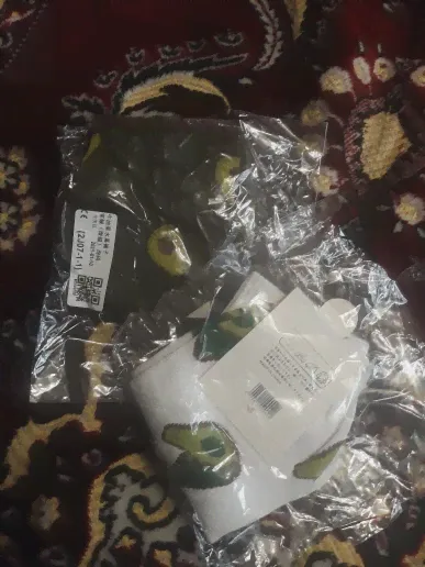 🛍 Носки женские хлопковые короткие, с принтом авокадо, летние-4