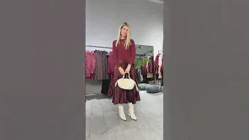 🥰🥰🥰 Шикарное платье двойка Италия с юбкой плиссе.На 44-50 размер