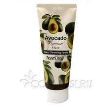Очищающая пенка с экстрактом авокадо FarmStay Avocado Deep Cleansing Foam