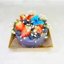 Торт №1041 - С картинкой авокадо и безе