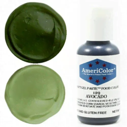 Краситель гелевый Americolor №129 Avocado (Авокадо) 21 гр.-0