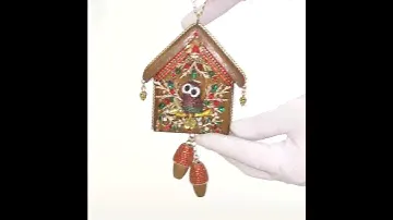 Елочное украшение ручной работы.