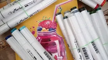 Обзор на маркеры SKETCH MARKER