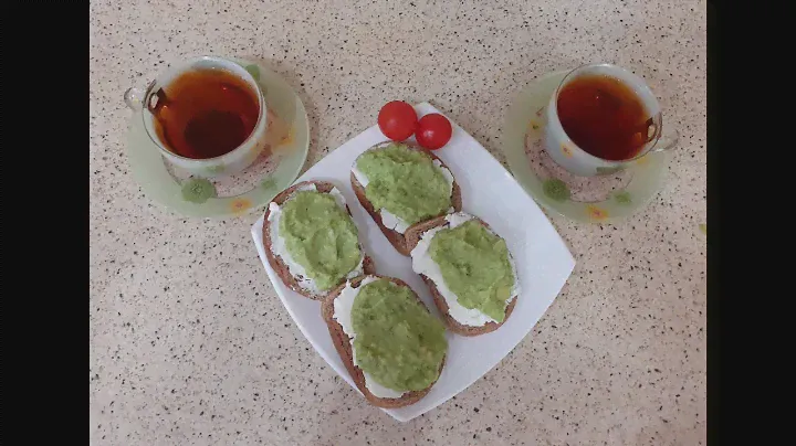 Полезные  бутерброды с авокадо и творожным сыром   Вкусный и быстрый ПП завтрак