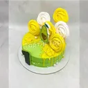 Торт №1041 - С картинкой авокадо и безе