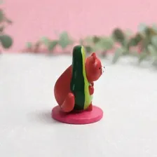 Фигурка полистоун "Кот в костюме авокадо", 7 см