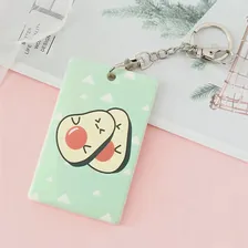 🛍 Kawaii мультфильм фрукты авокадо карты Ключ ID держатель для карт имя тег персонал бизнес держатель значка канцелярские принадлежности