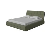 Кровать Corso-6 140x200, Искусственная шерсть (Лама Авокадо)