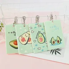 🛍 Kawaii мультфильм фрукты авокадо карты Ключ ID держатель для карт имя тег персонал бизнес держатель значка канцелярские принадлежности