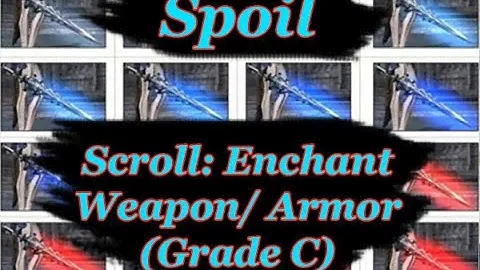 Spoil - Scroll: Enchant Weapon\Armor (C-grade) 50 Рифт (Rift)