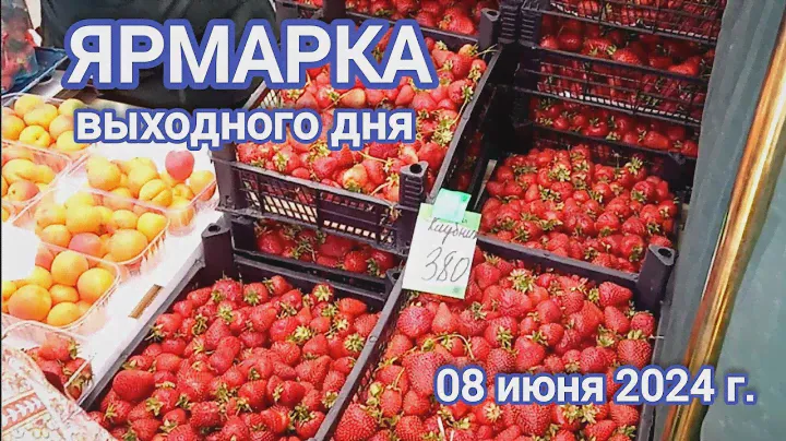 Краснодар - Ярмарка выходного дня на ул. Одесской - цены на продукты - 08 июня 2024 г.