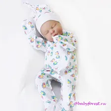 Комплект для новорожденной девочки Авокадо