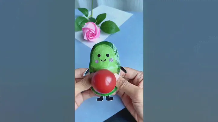 Funny paper avocado