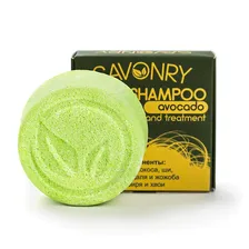 Твёрдый шампунь Avocado (авокадо, тонус), 80 г