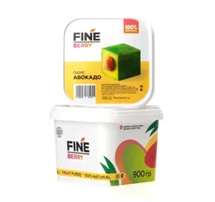 Пюре Авокадо БЕЗ САХАРА FineBerry 900 г