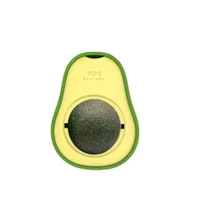 Игрушка для кошек "Авокадо" с шариком из кошачьей мяты